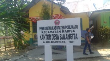 Kantor Desa Bulangita Kosong Tak Berpenghuni